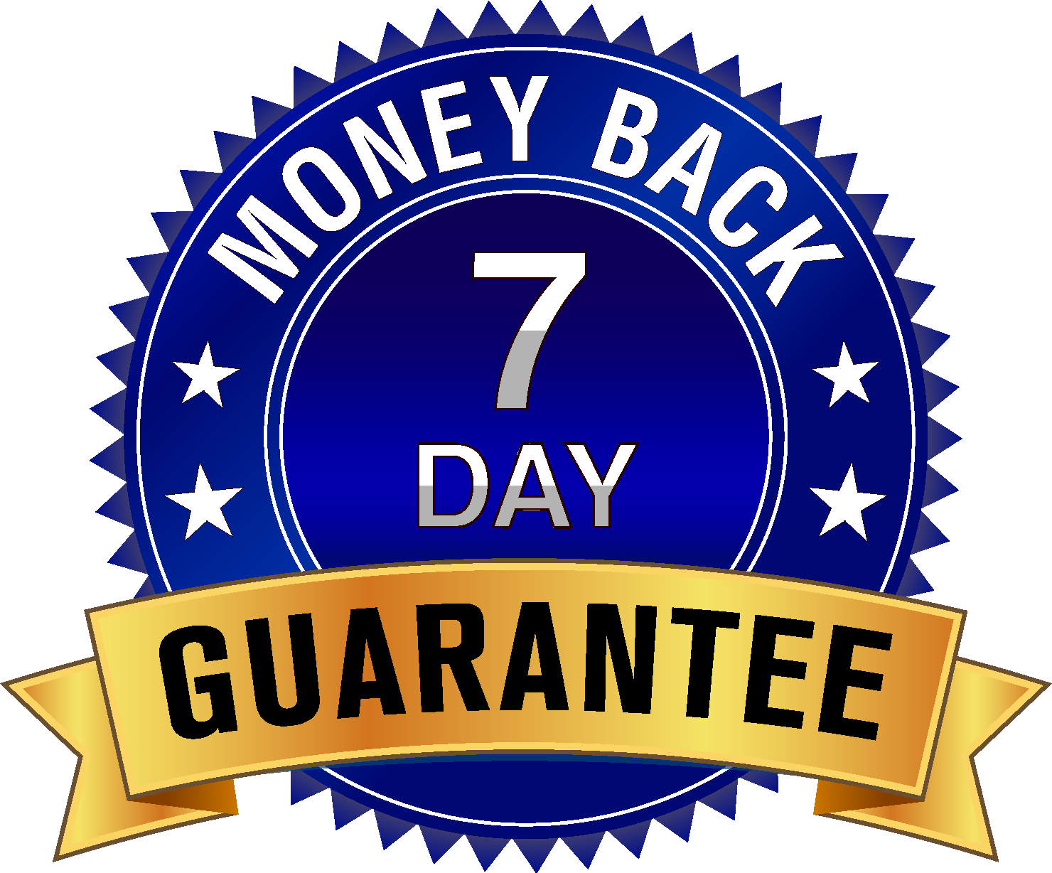 Click for 7 Day Money Back Guarantee Information
