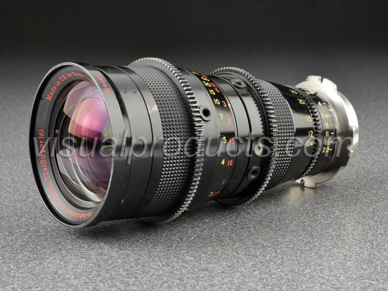 Cooke 10.4-52mm T2.8 Super16 Zoom - Visual Products