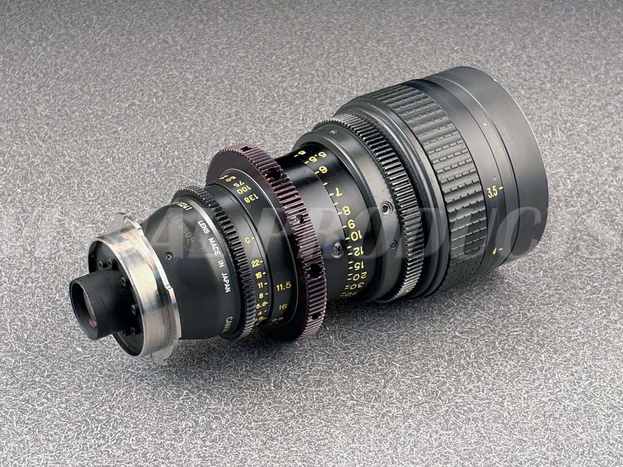 Canon 11.5-138mm T2.5 Super16 Zoom Lens