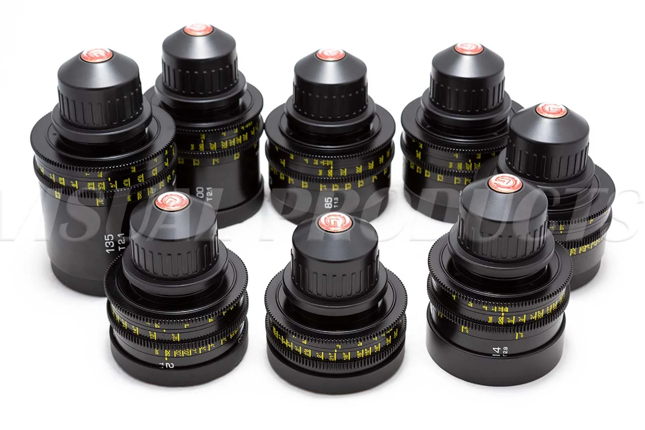 GL Optics Re-housed Canon K35 Prime (8) Lens Set Visual Products