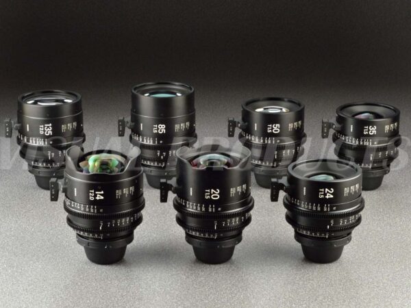 Sigma FF High-Speed (7) Lens Prime Set - Visual Products