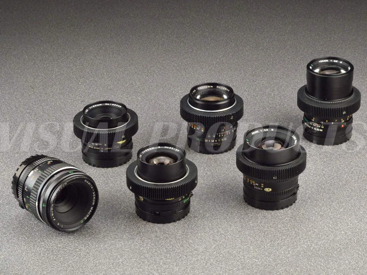 Mamiya Sekor FF (6) Lens Prime Set (Mamiya 645 Mount) - Visual