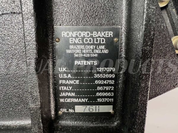 Ronford Baker F7 MKIII Fluid Head - Image 7